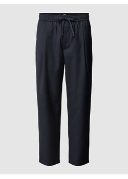 Spodnie materiałowe z elastycznym pasem model ‘HAKAN’ ze sklepu Peek&Cloppenburg  w kategorii Spodnie męskie - zdjęcie 167963058