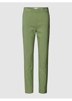Spodnie materiałowe o kroju slim fit z lamowanymi kieszeniami ze sklepu Peek&Cloppenburg  w kategorii Spodnie damskie - zdjęcie 167963279