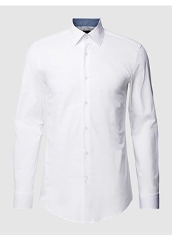Koszula biznesowa o kroju slim fit ze sportowymi mankietami model ‘Hank’ ze sklepu Peek&Cloppenburg  w kategorii Koszule męskie - zdjęcie 167963836