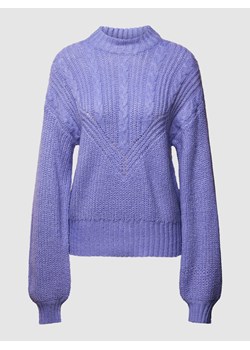 Sweter z dzianiny ze stójką model ‘NOVA STELLA’ ze sklepu Peek&Cloppenburg  w kategorii Swetry damskie - zdjęcie 167963939