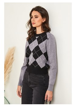 Soft Cashmere Sweter w kolorze czarno-szarym ze sklepu Limango Polska w kategorii Swetry damskie - zdjęcie 167965578