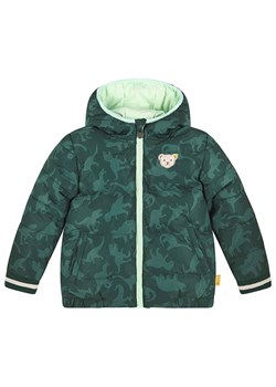 Steiff Dwustronna kurtka zimowa w kolorze zielonym ze sklepu Limango Polska w kategorii Kurtki chłopięce - zdjęcie 167965705