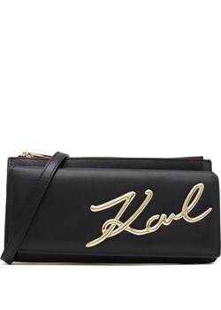 Karl Lagerfeld Skórzana listonoszka/portfel k/signature 2.0 ze sklepu Gomez Fashion Store w kategorii Listonoszki - zdjęcie 167965846