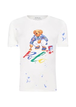 POLO RALPH LAUREN T-shirt BEAR SS CN-KNIT | Regular Fit ze sklepu Gomez Fashion Store w kategorii T-shirty chłopięce - zdjęcie 167966386