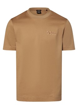 BOSS Koszulka męska - Tiburt 432 Mężczyźni Bawełna wielbłądzi jednolity ze sklepu vangraaf w kategorii T-shirty męskie - zdjęcie 167967128