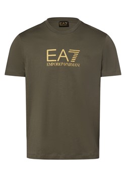 EA7 Emporio Armani Koszulka męska Mężczyźni Bawełna oliwkowy nadruk ze sklepu vangraaf w kategorii T-shirty męskie - zdjęcie 167967148
