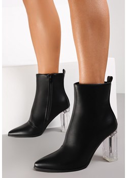 Czarne Botki Caedence ze sklepu renee.pl w kategorii Botki - zdjęcie 167999057