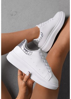 Biało-Srebrne Sneakersy Lucid Dream ze sklepu renee.pl w kategorii Trampki damskie - zdjęcie 168050367