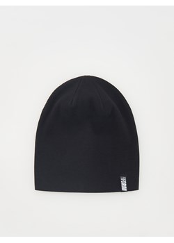 Reserved - Prążkowana czapka z naszywką - czarny ze sklepu Reserved w kategorii Czapki dziecięce - zdjęcie 168078665