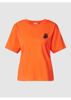 T-shirt z wyhaftowanym motywem ze sklepu Peek&Cloppenburg  w kategorii Bluzki damskie - zdjęcie 168079988