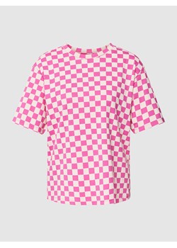 T-shirt we wzory na całej powierzchni ze sklepu Peek&Cloppenburg  w kategorii Bluzki damskie - zdjęcie 168079999