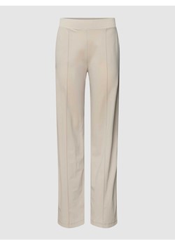 Spodnie z detalami z logo model ‘Eclipse’ ze sklepu Peek&Cloppenburg  w kategorii Spodnie damskie - zdjęcie 168080316