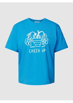 T-shirt z nadrukowanym motywem ze sklepu Peek&Cloppenburg  w kategorii Bluzki damskie - zdjęcie 168080437