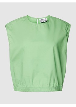 Top bluzkowy krótki z dekoltem w serek ze sklepu Peek&Cloppenburg  w kategorii Bluzki damskie - zdjęcie 168080568