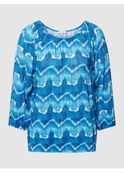Bluzka z długim rękawem we wzory na całej powierzchni ze sklepu Peek&Cloppenburg  w kategorii Bluzki damskie - zdjęcie 168081735