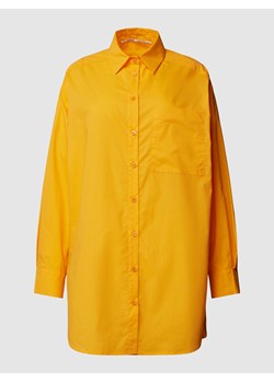 Bluzka koszulowa o kroju oversized z kieszenią na piersi ze sklepu Peek&Cloppenburg  w kategorii Koszule damskie - zdjęcie 168081947