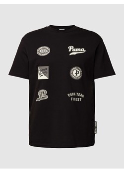 T-shirt z nadrukami z logo ze sklepu Peek&Cloppenburg  w kategorii T-shirty męskie - zdjęcie 168082329