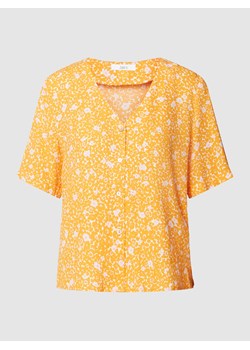 Bluzka koszulowa z wiskozy z kwiatowym wzorem ze sklepu Peek&Cloppenburg  w kategorii Bluzki damskie - zdjęcie 168082677