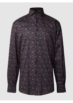 Koszula biznesowa o kroju comfort fit ze wzorem na całej powierzchni ze sklepu Peek&Cloppenburg  w kategorii Koszule męskie - zdjęcie 168083849