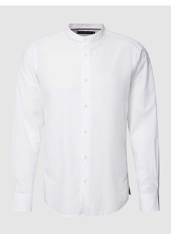 Koszula casualowa o kroju slim fit z mieszanki bawełny i lyocellu ze stójką ze sklepu Peek&Cloppenburg  w kategorii Koszule męskie - zdjęcie 168084058