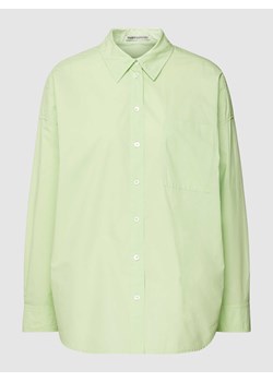 Bluzka koszulowa o kroju oversized z kieszenią na piersi ze sklepu Peek&Cloppenburg  w kategorii Koszule damskie - zdjęcie 168084187