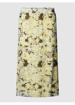 Spódnica midi z kwiatowym wzorem na całej powierzchni i elastycznym pasem ze sklepu Peek&Cloppenburg  w kategorii Spódnice - zdjęcie 168084888