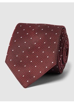 Krawat z dodatkiem jedwabiu model ‘Tie’ (7,5 cm) ze sklepu Peek&Cloppenburg  w kategorii Krawaty - zdjęcie 168085606