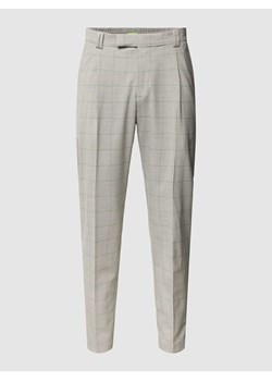 Spodnie do garnituru z efektem melanżowym model ‘Sando’ ze sklepu Peek&Cloppenburg  w kategorii Spodnie męskie - zdjęcie 168086497