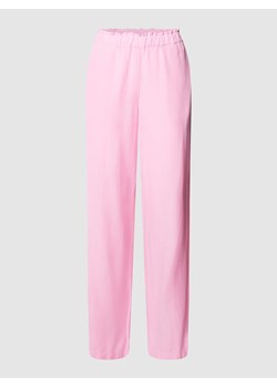 Spodnie z elastycznym pasem model ‘PRISILLA’ ze sklepu Peek&Cloppenburg  w kategorii Spodnie damskie - zdjęcie 168086619