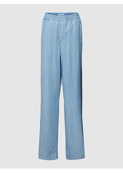 Spodnie z imitacji denimu model ‘Chiara’ ze sklepu Peek&Cloppenburg  w kategorii Spodnie damskie - zdjęcie 168086748
