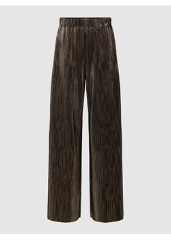 Spodnie materiałowe z plisami ze sklepu Peek&Cloppenburg  w kategorii Spodnie damskie - zdjęcie 168086977