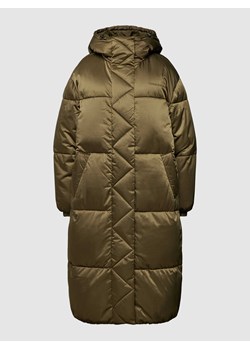 Płaszcz pikowany z kapturem ze sklepu Peek&Cloppenburg  w kategorii Płaszcze damskie - zdjęcie 168087515