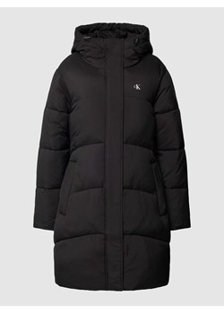 Płaszcz pikowany z nadrukiem z logo ze sklepu Peek&Cloppenburg  w kategorii Płaszcze damskie - zdjęcie 168087867