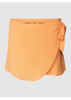 Spódnica mini z bawełny w kopertowym stylu ze sklepu Peek&Cloppenburg  w kategorii Spódnice - zdjęcie 168088335