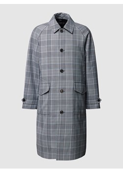 Płaszcz ze wzorem w kratę glencheck model ‘CARCOAT’ ze sklepu Peek&Cloppenburg  w kategorii Płaszcze męskie - zdjęcie 168088396