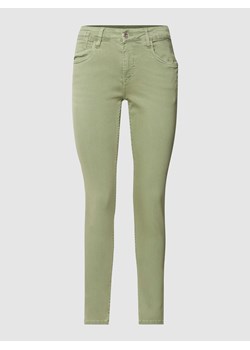 Jeansy o kroju skinny fit z zamkiem błyskawicznym ze sklepu Peek&Cloppenburg  w kategorii Jeansy damskie - zdjęcie 168088565