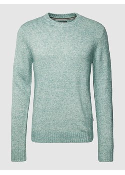 Sweter z dzianiny z efektem melanżu ze sklepu Peek&Cloppenburg  w kategorii Swetry męskie - zdjęcie 168088579