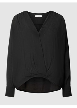 Bluzka z mieszanki wiskozy z dekoltem w serek ze sklepu Peek&Cloppenburg  w kategorii Bluzki damskie - zdjęcie 168088815