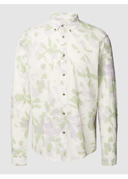 Koszula casualowa o kroju relaxed fit z nadrukiem na całej powierzchni ze sklepu Peek&Cloppenburg  w kategorii Koszule męskie - zdjęcie 168089478