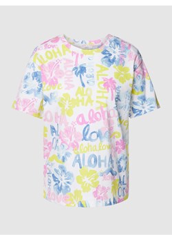 T-shirt we wzory na całej powierzchni ze sklepu Peek&Cloppenburg  w kategorii Bluzki damskie - zdjęcie 168089816