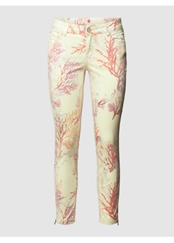 Spodnie ze wzorem na całej powierzchni model ‘ITALY’ ze sklepu Peek&Cloppenburg  w kategorii Spodnie damskie - zdjęcie 168089909