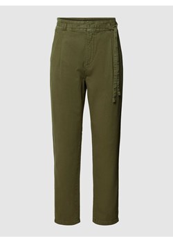 Spodnie z zakładkami w pasie ze sklepu Peek&Cloppenburg  w kategorii Spodnie damskie - zdjęcie 168090076