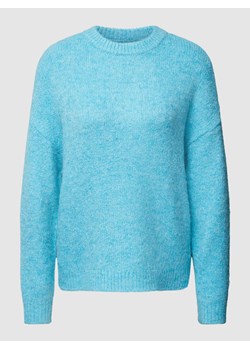 Sweter z dzianiny z obniżonymi ramionami model ‘ZOEY’ ze sklepu Peek&Cloppenburg  w kategorii Swetry damskie - zdjęcie 168090355