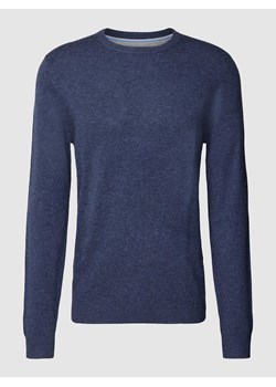 Sweter z dzianiny z efektem melanżu ze sklepu Peek&Cloppenburg  w kategorii Swetry męskie - zdjęcie 168090408