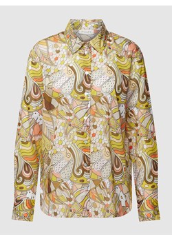 Bluzka koszulowa z wzorem na całej powierzchni ze sklepu Peek&Cloppenburg  w kategorii Koszule damskie - zdjęcie 168090476