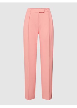 Spodnie z przyszytymi zakładkami w pasie model ‘Hanifa’ ze sklepu Peek&Cloppenburg  w kategorii Spodnie damskie - zdjęcie 168090505