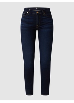 Jeansy o kroju skinny fit z bawełny ze sklepu Peek&Cloppenburg  w kategorii Jeansy damskie - zdjęcie 168090516