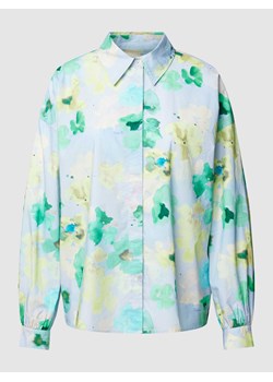 Bluzka ze wzorem na całej powierzchni model ‘DAAPHNA AQUA FLORAL’ ze sklepu Peek&Cloppenburg  w kategorii Bluzki damskie - zdjęcie 168091006