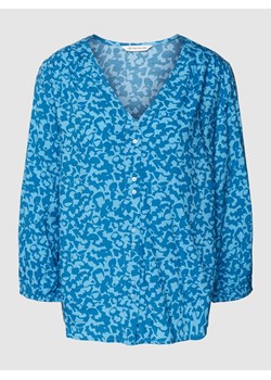 Bluzka z czystej wiskozy ze wzorem na całej powierzchni ze sklepu Peek&Cloppenburg  w kategorii Bluzki damskie - zdjęcie 168091015