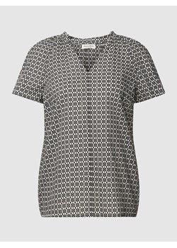 Bluzka z bawełny ze wzorem na całej powierzchni ze sklepu Peek&Cloppenburg  w kategorii Bluzki damskie - zdjęcie 168091395